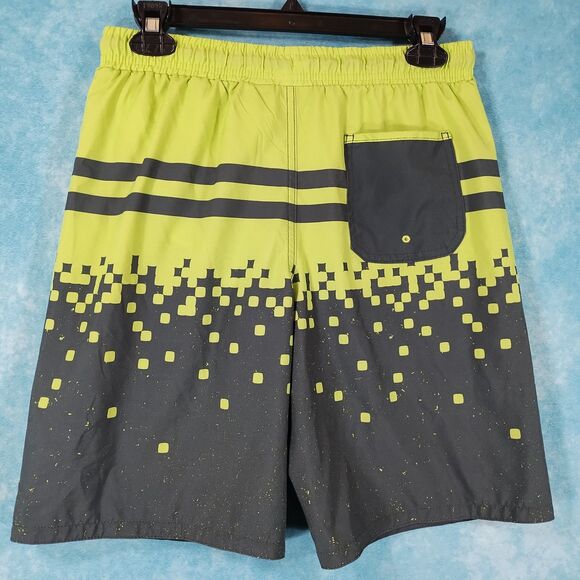 MINECRAFT Boy's Swim Trunks, Elastic & Drawstring, Pocket, Size 14/16 (W28-32) - Picture 3 of 4